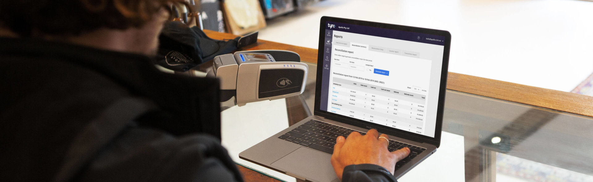 tyro eftpos reporting