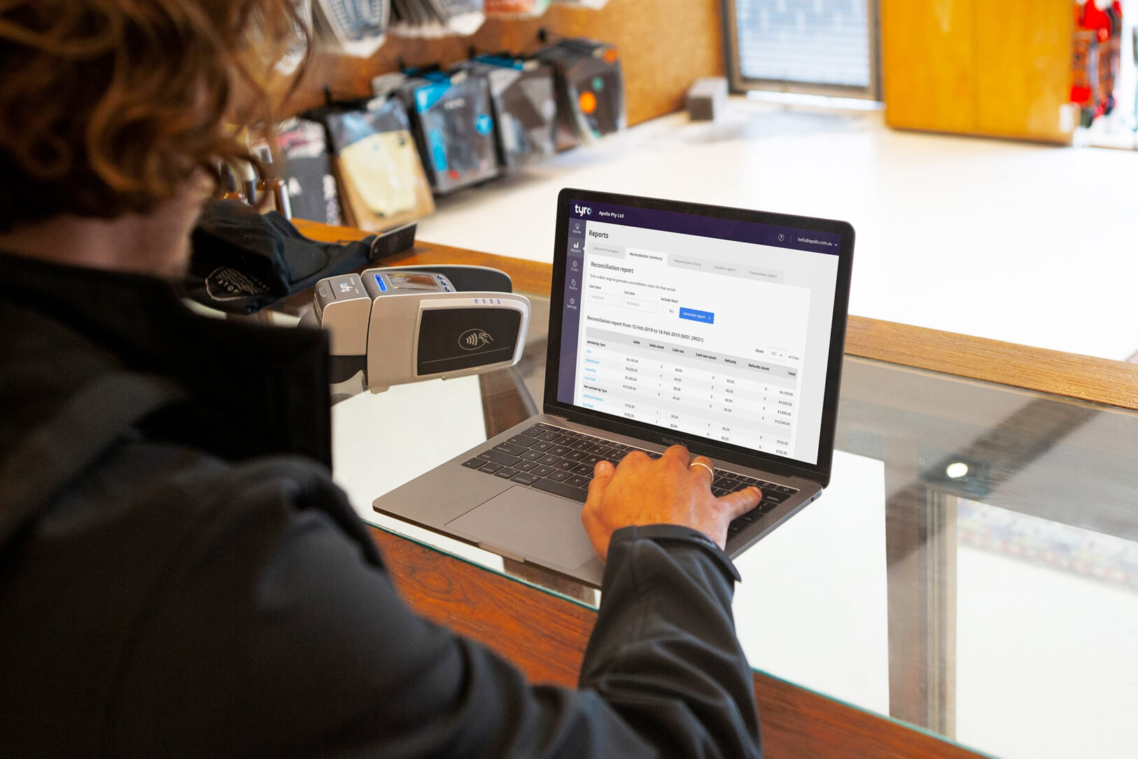 real time eftpos reporting