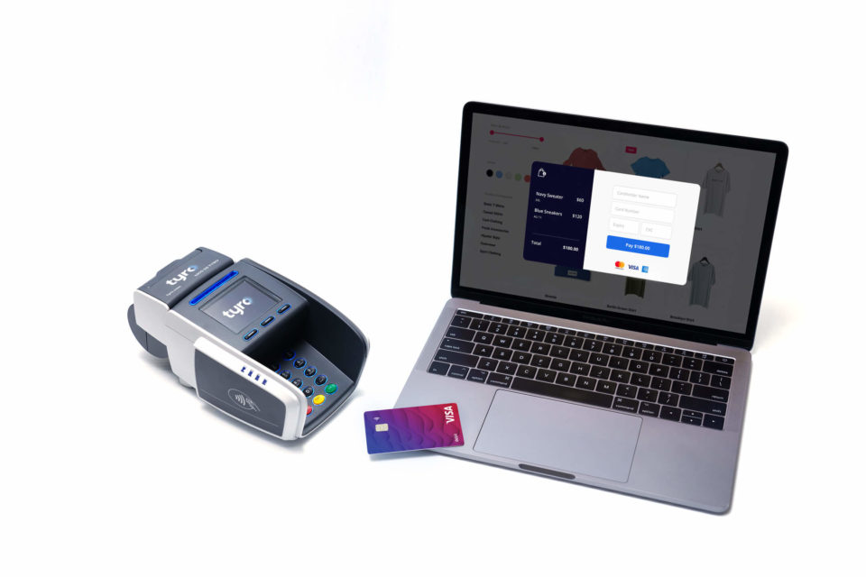 combine in-store and online payments