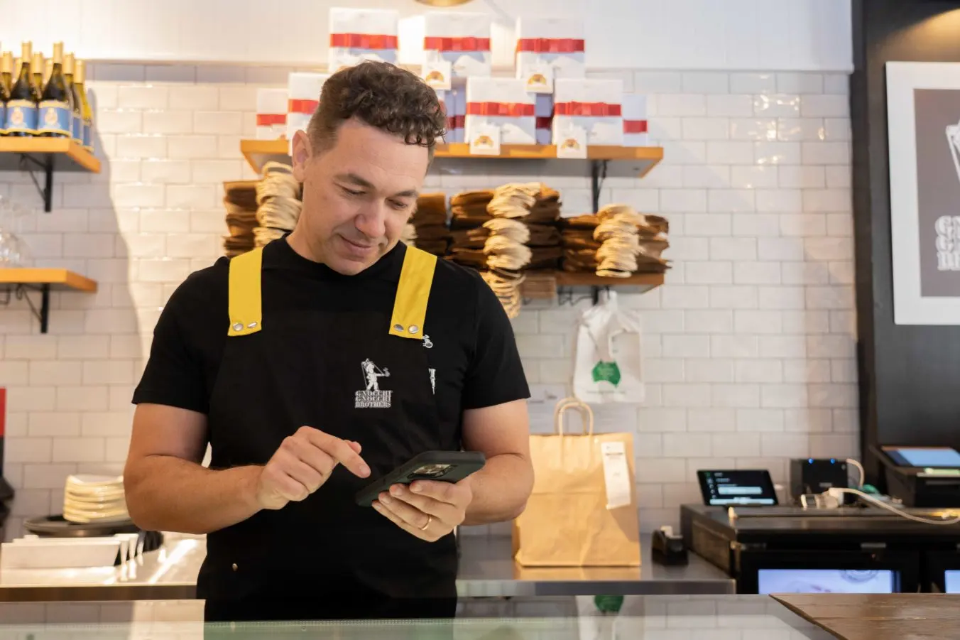 Small business using Tyro App