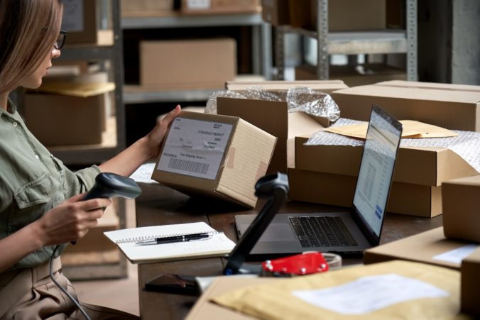 ecommerce store shipping out orders