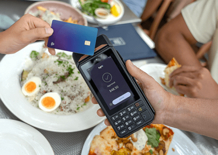EFTPOS machine for fast food