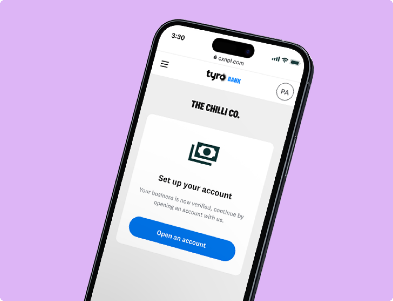 Tyro term deposit on app