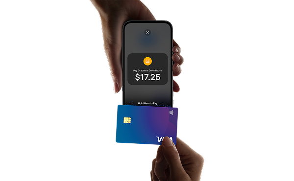 Card tapping phone