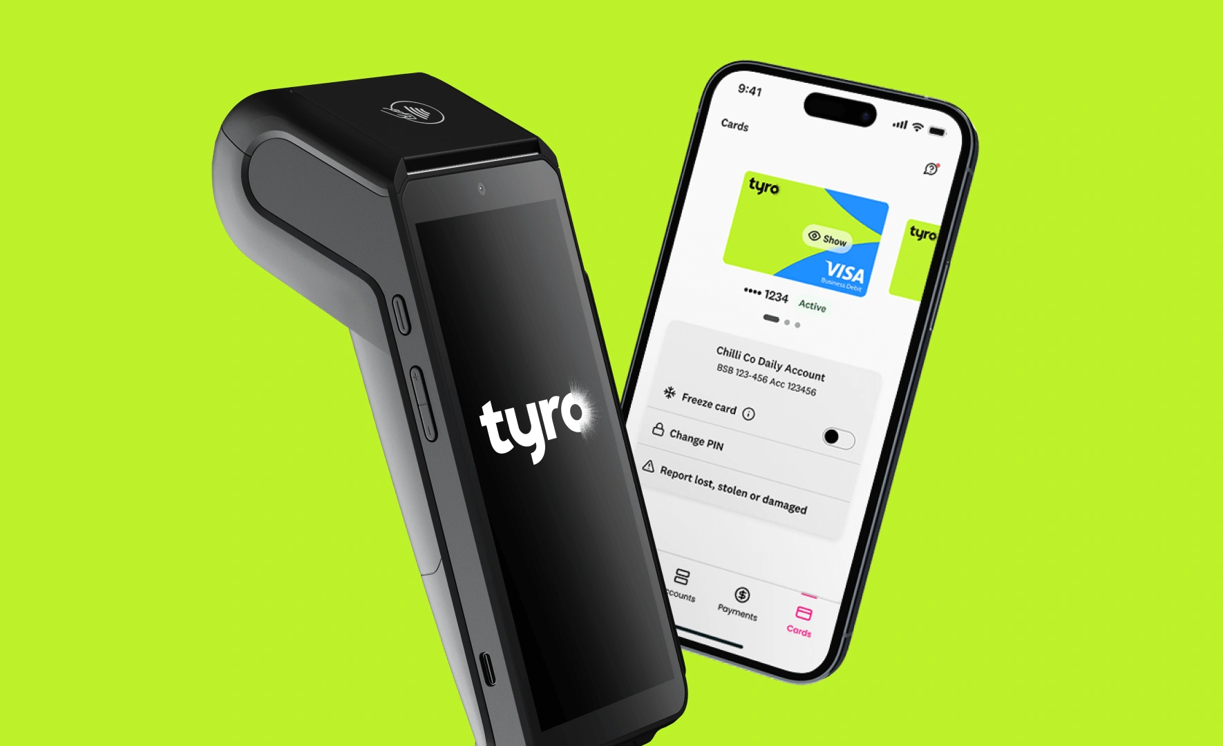 Tyro EFTPOS and banking app