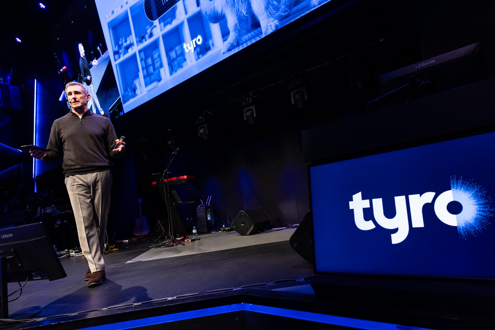 Nigel Lee, Tyro CEO, addresses the company