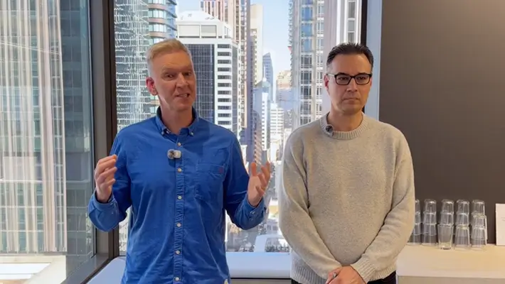 Video thumbnail of Steve Chapman and Michael Bjazevic