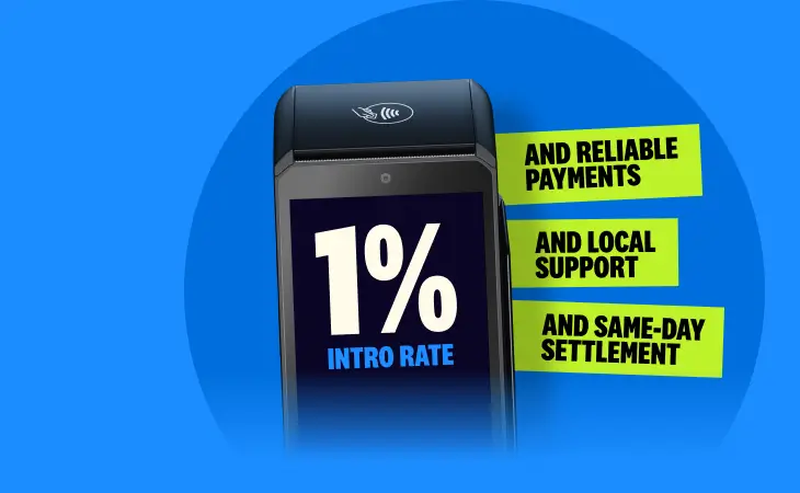 Hero image for the 1% transaction fee offer